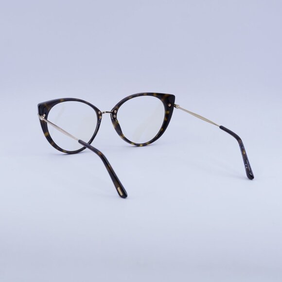 Tom Ford FT5815-B 052 Eyeglasses Havana/Gold 54mm Cat Eye Frame - Picture 7 of 12